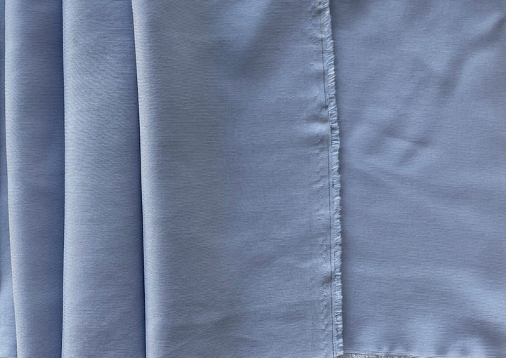 High-End Late Summer Cornflower Blue Sueded Cupro Challis (Made in Italy)