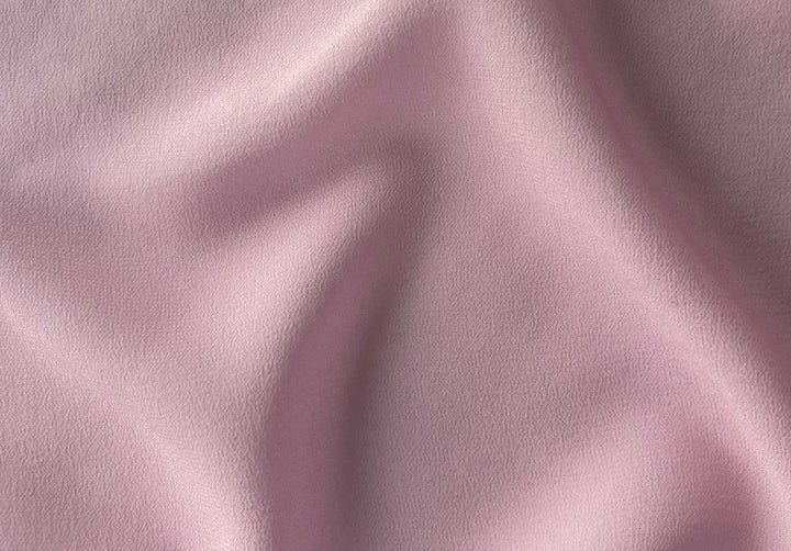 Semi-Sheer Delicate Cherry Blossom Pink Silk Crepe Chiffon (Made in Italy)