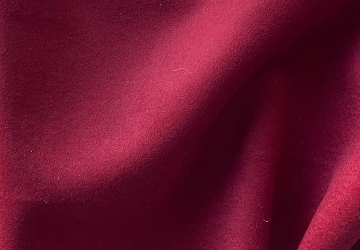 Hugo Boss Current Wine Wool Melton Coating (Made in Italy)