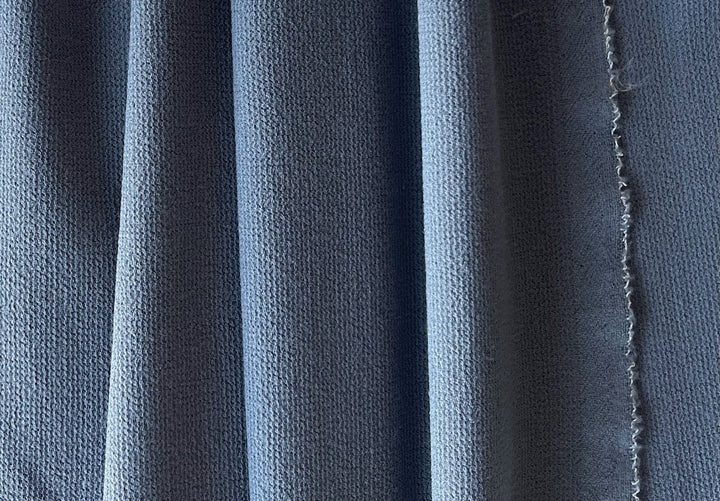 Designer Scrumptious Dolphin Grey Wool Crepe (Made in Italy)