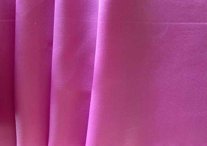 Parisian Rose Pink Silk Satin Charmeuse (Made in Italy)