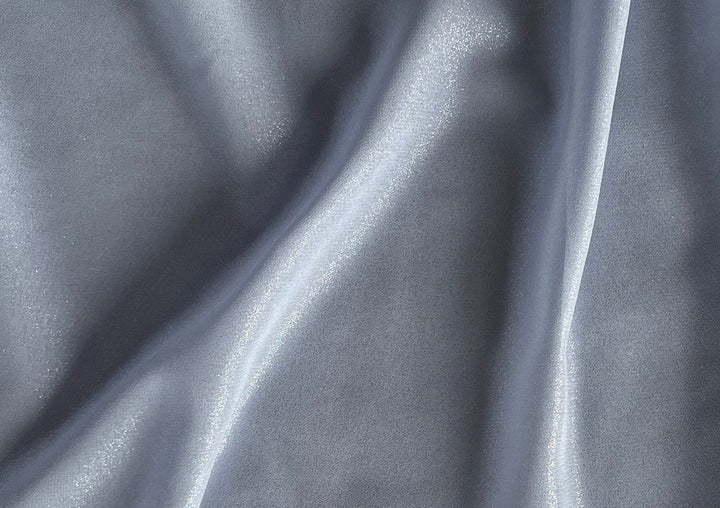 Semi-Sheer Metallic Frosted Spring Fog Polyester Chiffon