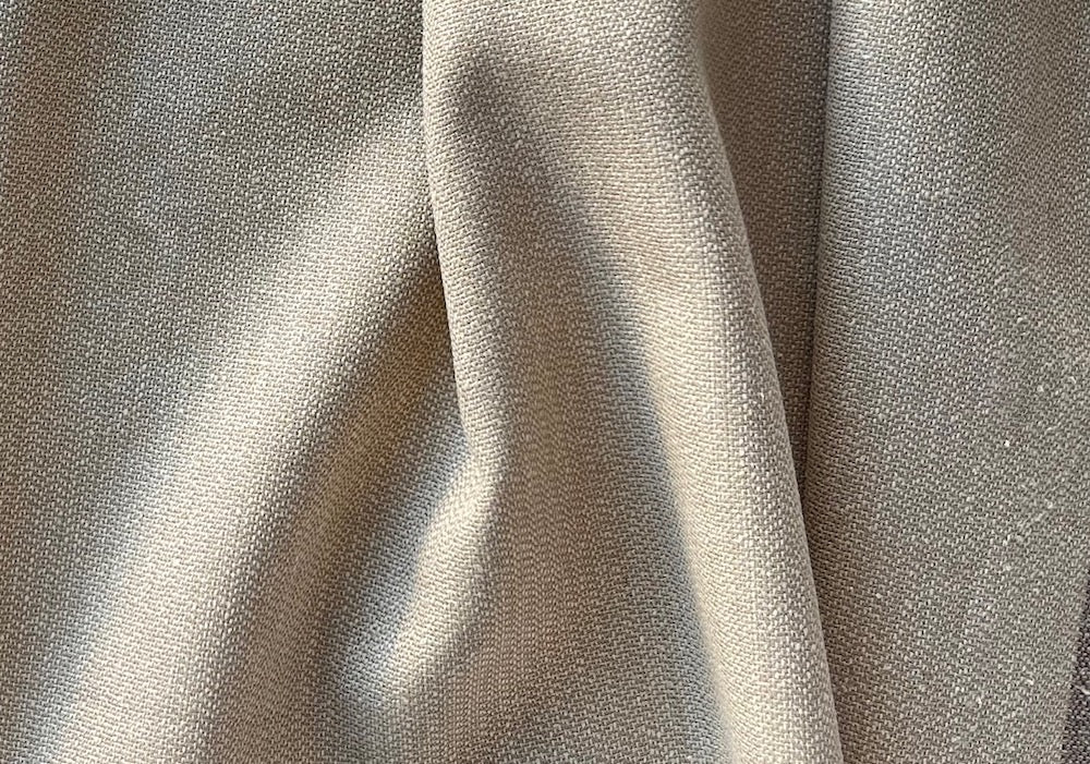 Silk Fabric, Chanterelle Beige Silk & Wool Suiting Britex Fabrics