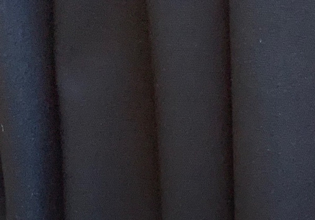 Soft Black Double Knit (Made in Italy)