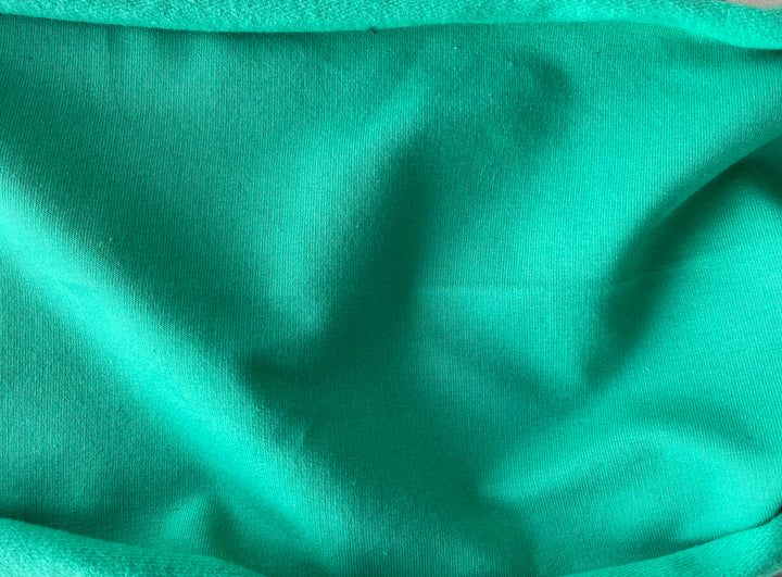 Turquoise Lagoon Cotton Sweatshirt Knit (Made in Italy)
