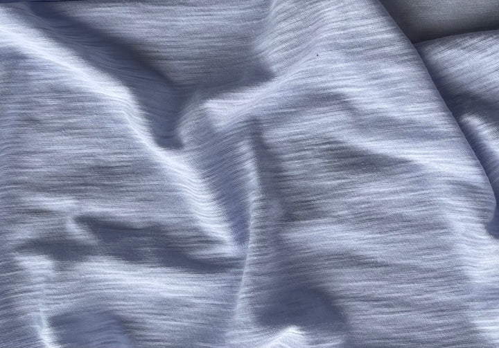 Semi-Sheer Pale Lavender Cotton Jersey Knit (Made in Japan)