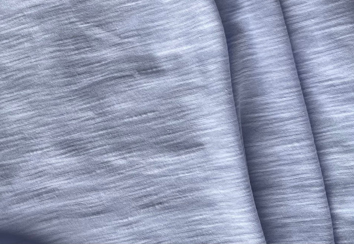 Semi-Sheer Pale Lavender Cotton Jersey Knit (Made in Japan)