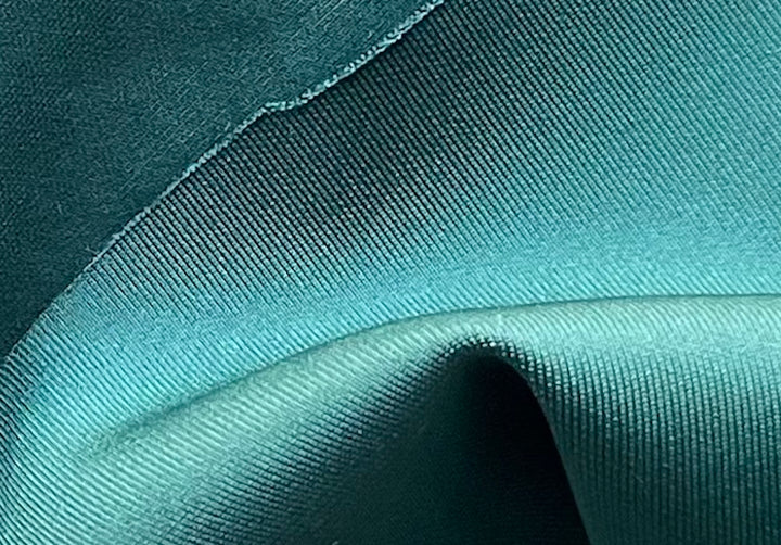 Shadowy Pine Green Polyester Scuba Knit (Made in Italy)