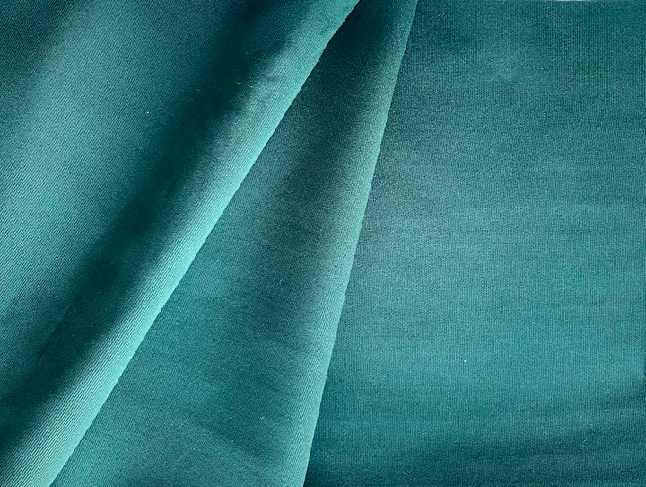 Shadowy Pine Green Polyester Scuba Knit (Made in Italy)