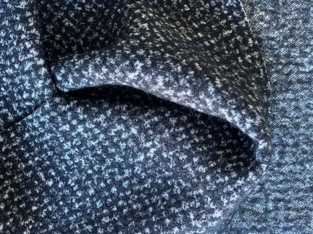 Stella McCartney Hefty Charcoal Tweed Wool Blend Knit (Made in Italy)