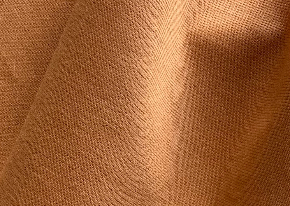 Peachy Dulce de Leche Wool Double Knit (Made in Italy)