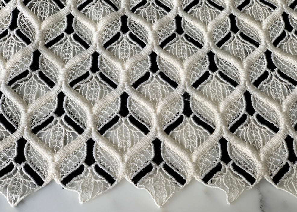 Couture Marrakesh Guipure Lace Fabric (Made in Italy)