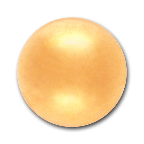 Domed Shiny Gold Metal Button (Made in Italy)