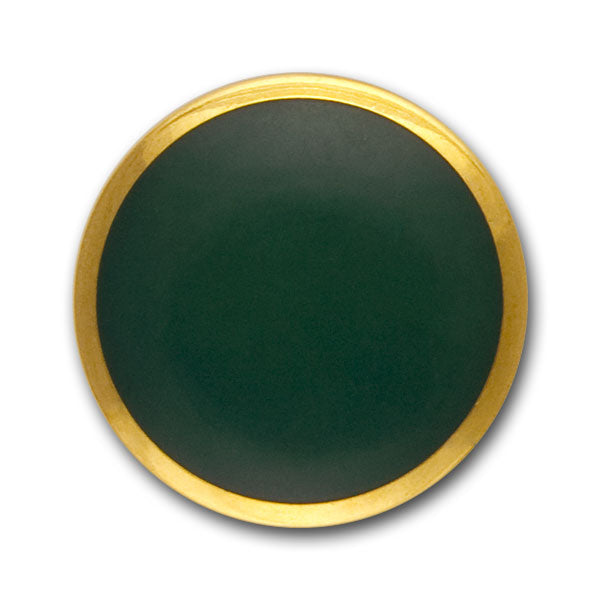 Spruce & Gold Metal Button