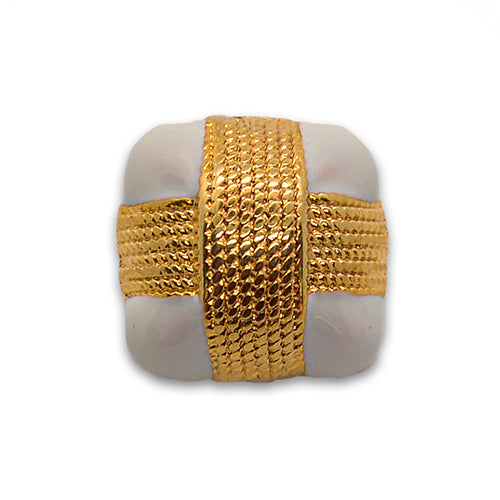 13/16" Golden Wrapping Metal Button (Made in Germany)