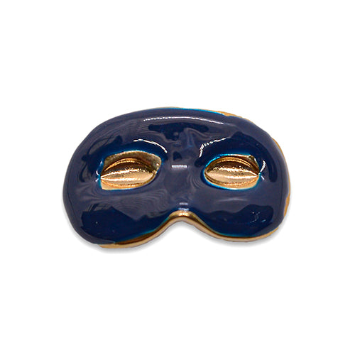 Navy Masque Gold Metal Button (Made in Italy)