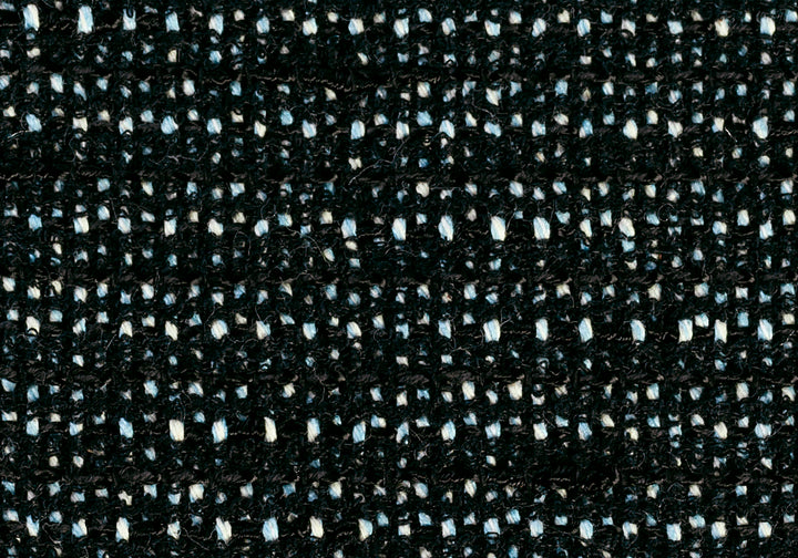 Baby Blue & Black Cotton Blend Suiting (Made in Italy)