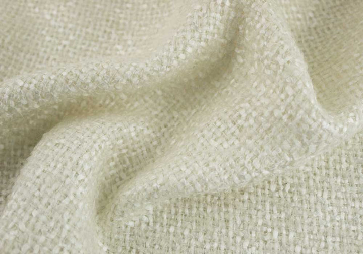 Luxurious Ivory Vanilla Mohair Blend Bouclé (Made in Spain)