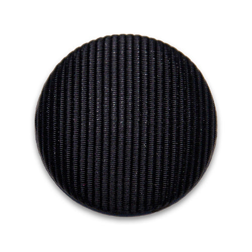 Black Faille Passementerie Button (Made in USA)