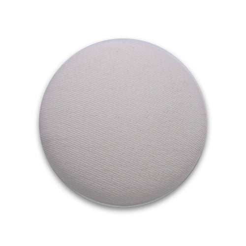 Slightly Domed White Passementerie Button (Made in Italy)