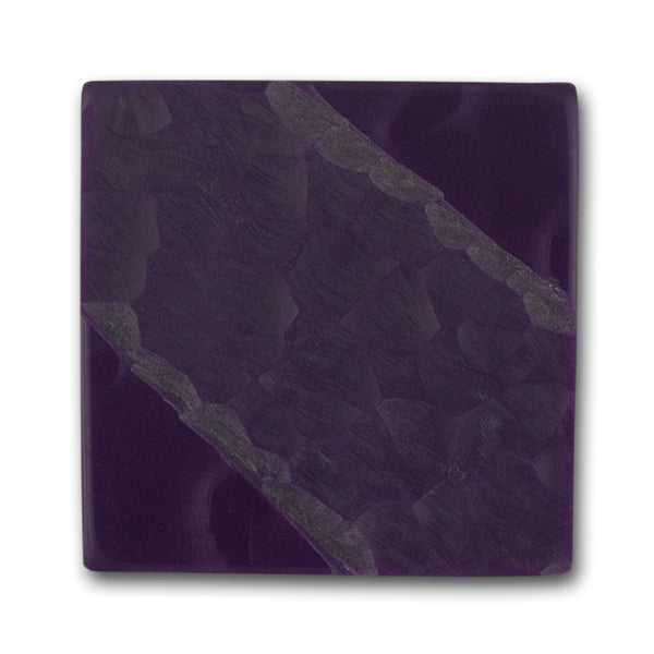 Square Purple Plastic Button