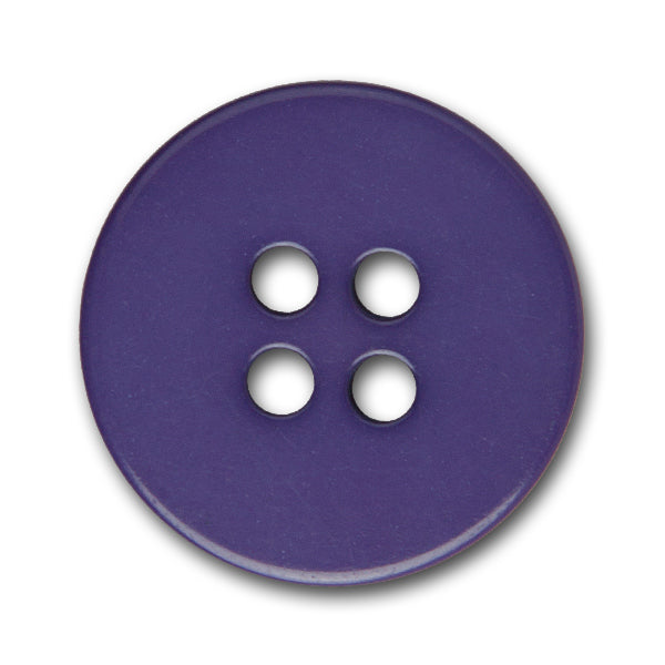Blue Violet Chunky Plastic Button