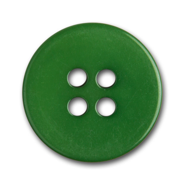 Bright Forest Green Chunky Plastic Button