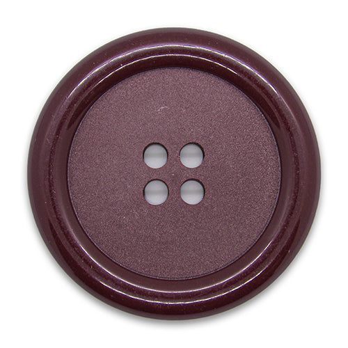 2 1/4" Deep Wine Plastic Button