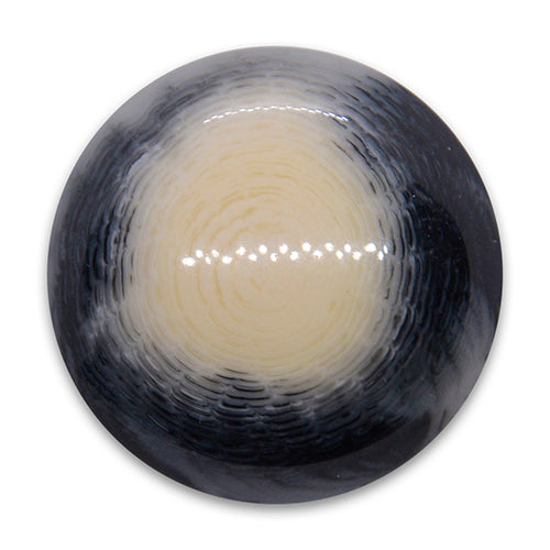 1 3/4" Grey Spiral Galaxy Plastic Button (Made in Spain)