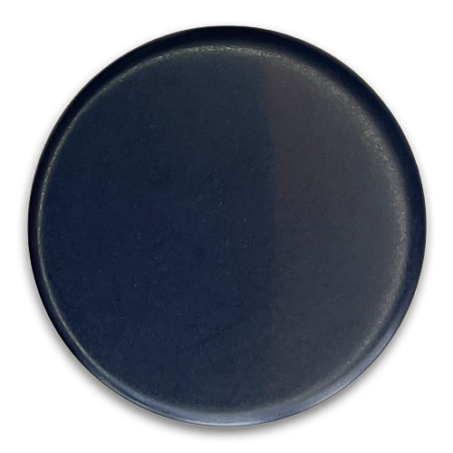 Flat Midnight Navy Moon Plastic Button (Made in France)