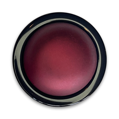 Dry Burgundy Bash Domed Plastic Button (Made in Italy)