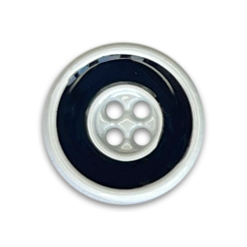 B&W Target 4-Hole Plastic Button (Made in USA)