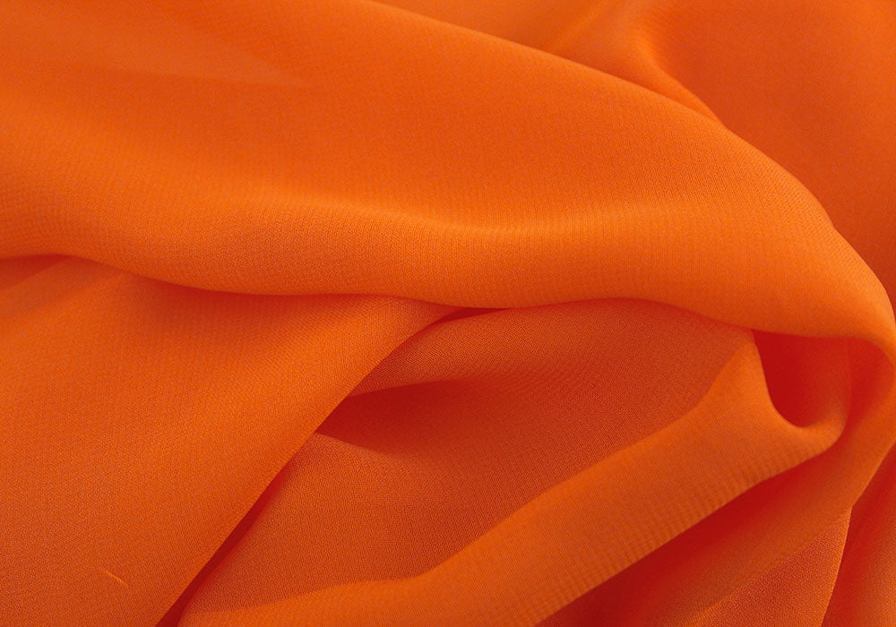 Clementine Polyester Chiffon
