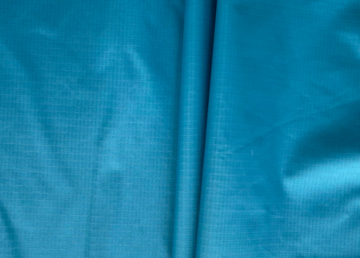 Vivid Turquoise Waterproof Laminated Technical Nylon