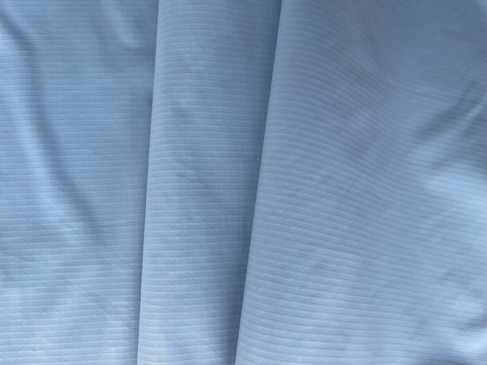 Cool Slate Blue Waterproof Laminated Technical Nylon