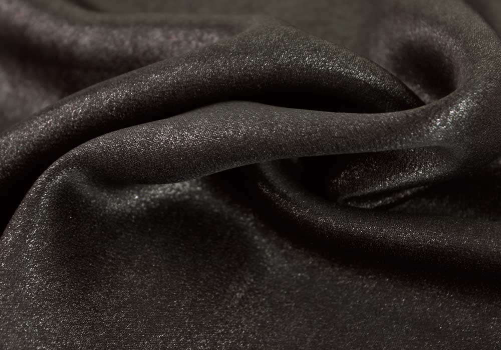 Designer Metallic Gleam Espresso Viscose (Made in Italy)