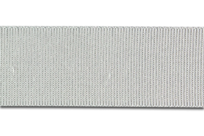 Smoke Rayon Petersham Grosgrain Ribbon (Made in Japan)