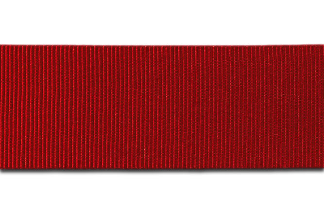Tomato Rayon Petersham Grosgrain Ribbon (Made in Japan)