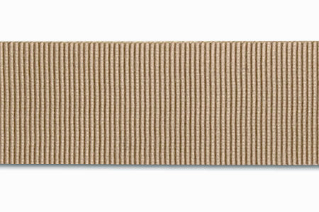 Taupe Rayon Petersham Grosgrain Ribbon (Made in Japan)