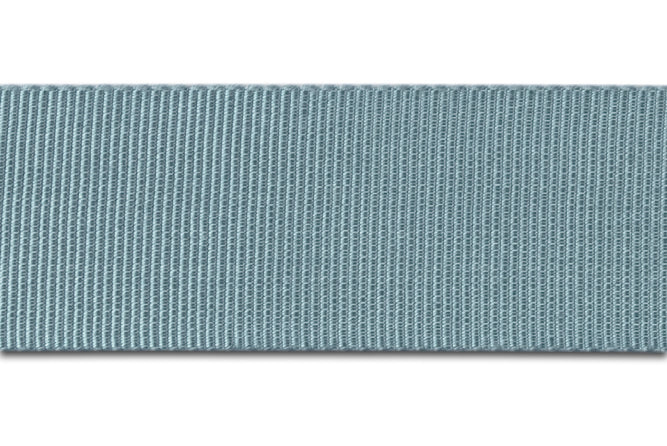 Light Blue Rayon Petersham Grosgrain Ribbon (Made in Japan)