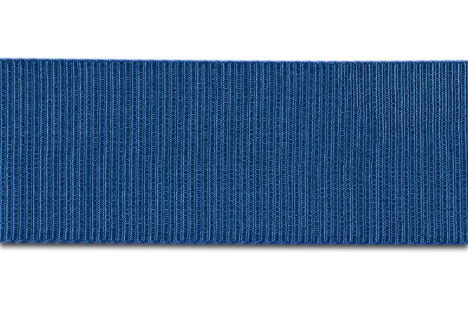 Cadet Blue Rayon Petersham Grosgrain Ribbon (Made in Japan)
