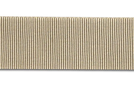 Tan Rayon Petersham Grosgrain Ribbon (Made in Japan)