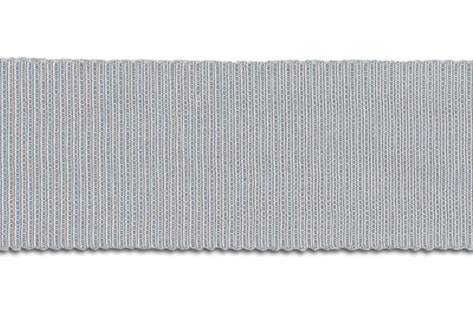Silver Rayon Petersham Grosgrain Ribbon (Made in Japan)