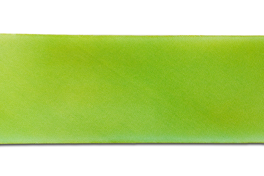 Fresh Celery Hand-Dyed Silk Ribbon by Hanah Silk™ (Made in USA)