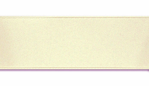 Butter Double-Faced Silk Satin Ribbon