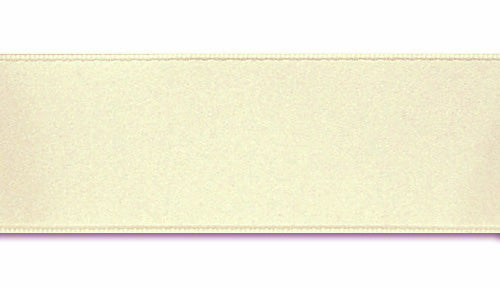 Butter Double-Faced Silk Satin Ribbon