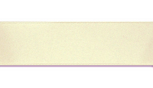 Butter Double-Faced Silk Satin Ribbon