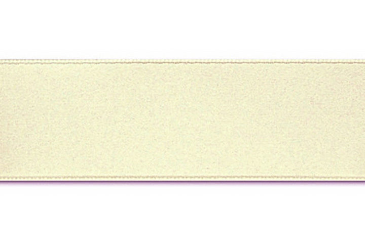 Butter Double-Faced Silk Satin Ribbon