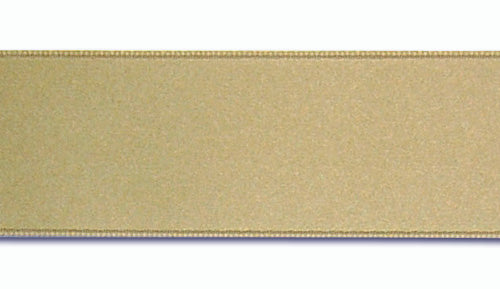 Beige Double-Faced Satin Ribbon
