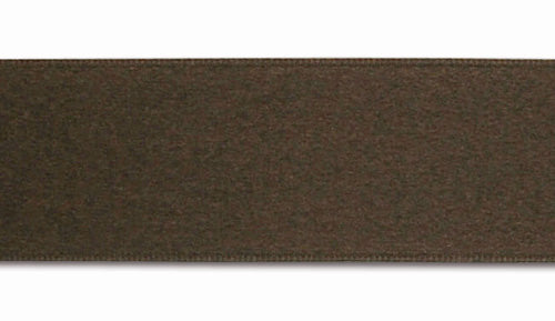 Espresso Double-Faced Satin Ribbon